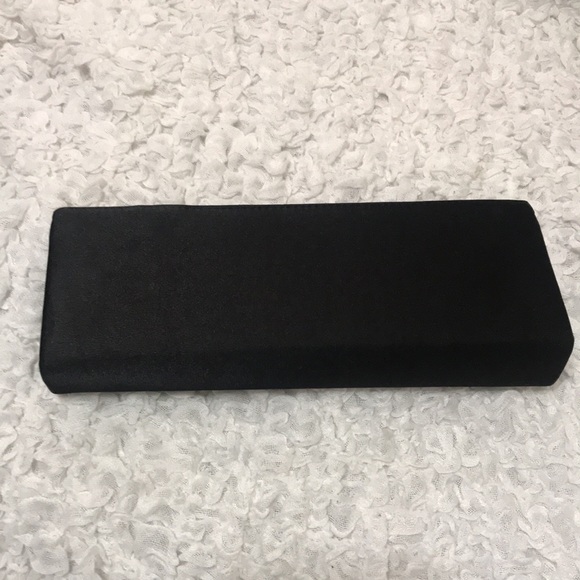 Black Silk with Rhinestones Clutch - Picture 2 of 9